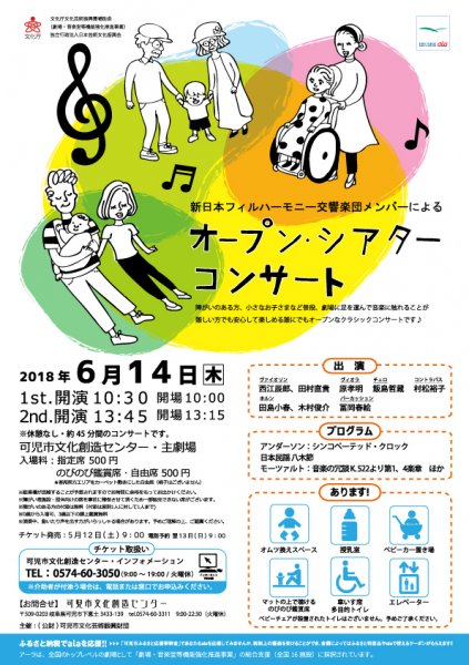 新日本フィルハーモニー交響楽団メンバーによる オープン・シアター・コンサート