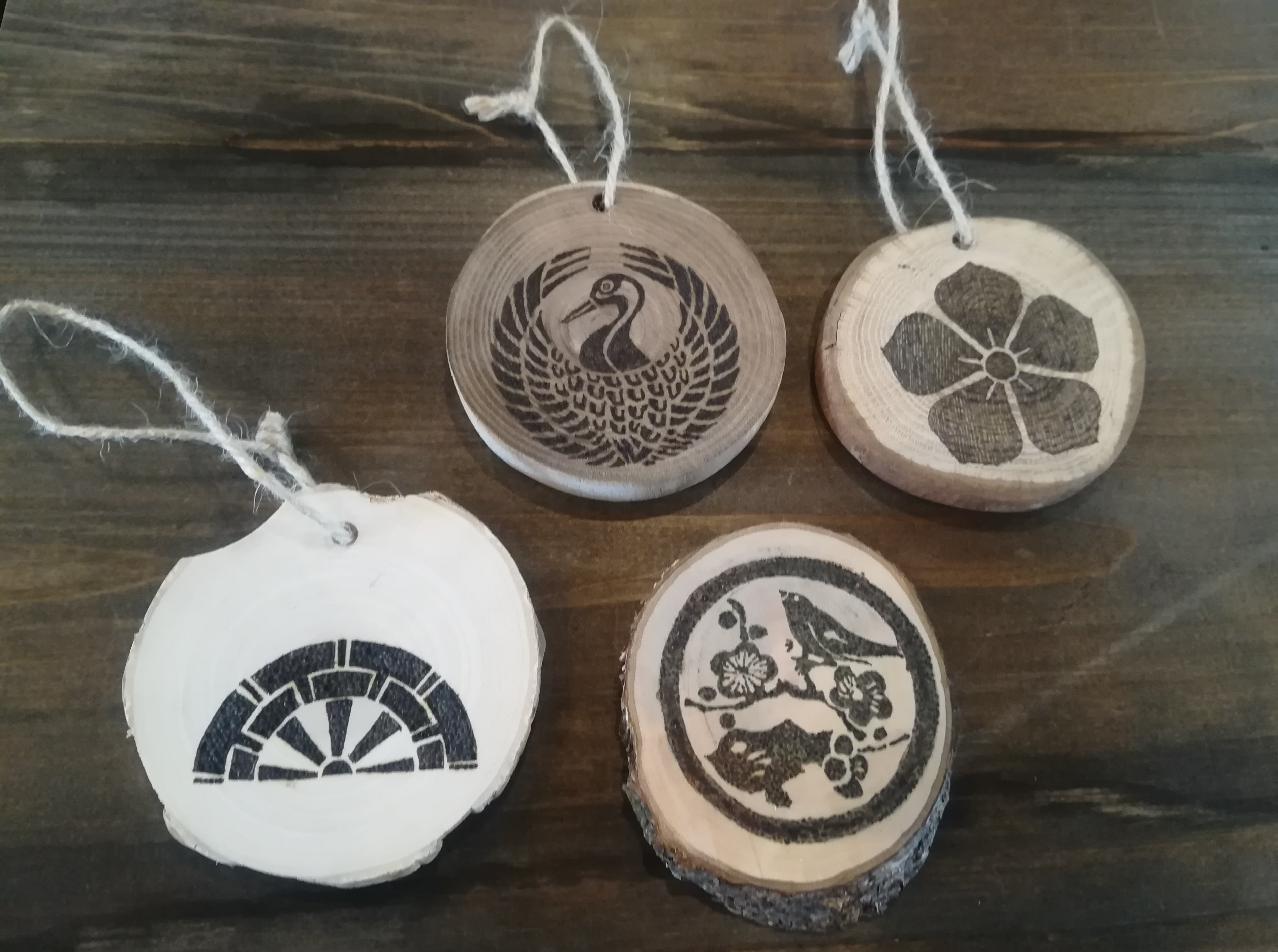 戦国家紋絵馬を作ろう